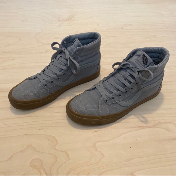 Vans Other - Vans Sk8 Hi - Classic Canvas - Grey and Gum M 9.5